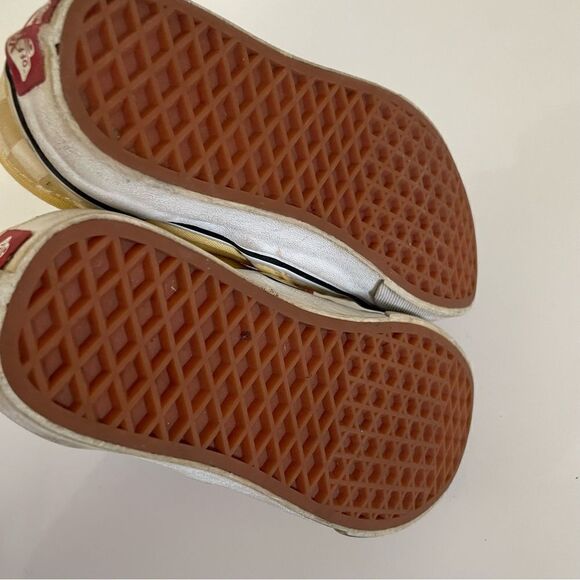 🚨4/$25 VANS Yellow Checker Board Slip-Ons Size 5 - Picture 6 of 8